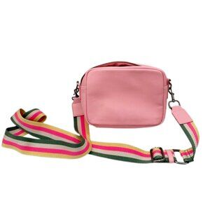 Universal Thread Pink Crossbody Bag with Striped Strap